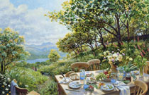 'Alfresco Still Life in a Landscape' series of New Paintings